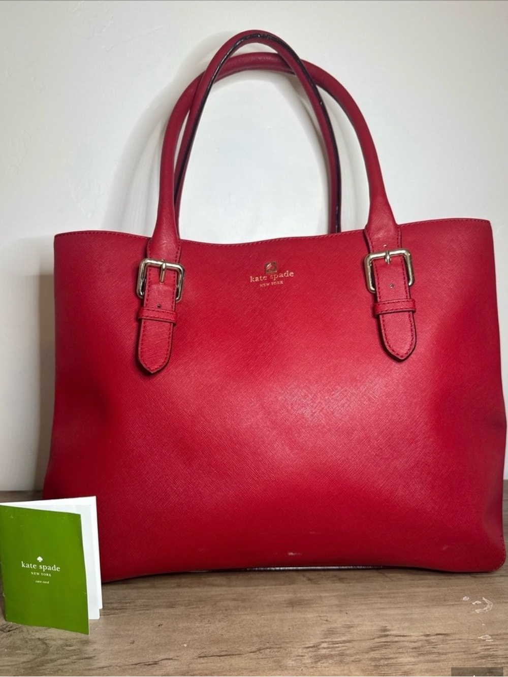 kate spade Red Leather Top-Handle Satchel
